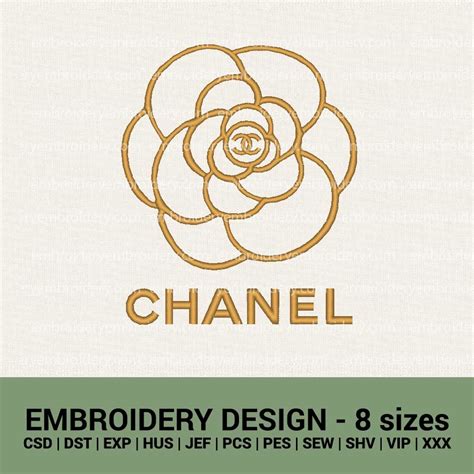 chanel logo embroidery design|chanel embroidery patterns.